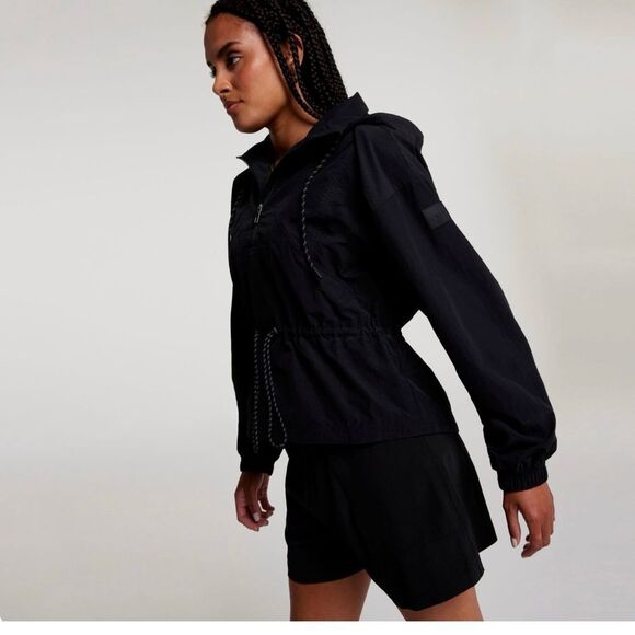 New Women's CALIA Women's Hooded long sleeve Windbreaker black size XL $118 - Picture 11 of 11